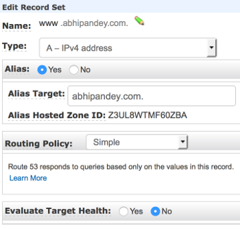 Setting up subdomain